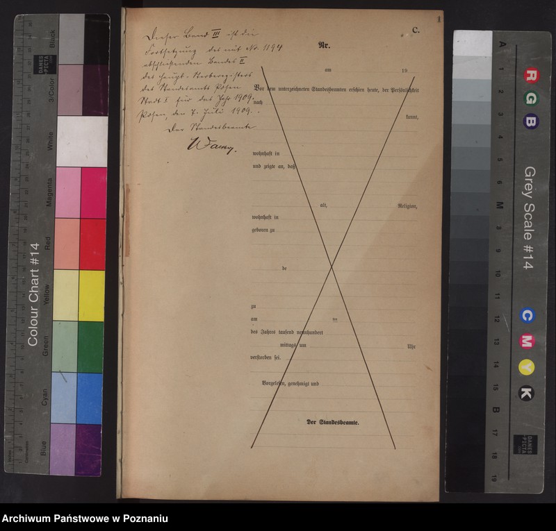 Obraz 3 z jednostki "Księga miejscowa zgonów tom III [Rejestr główny zgonów]"