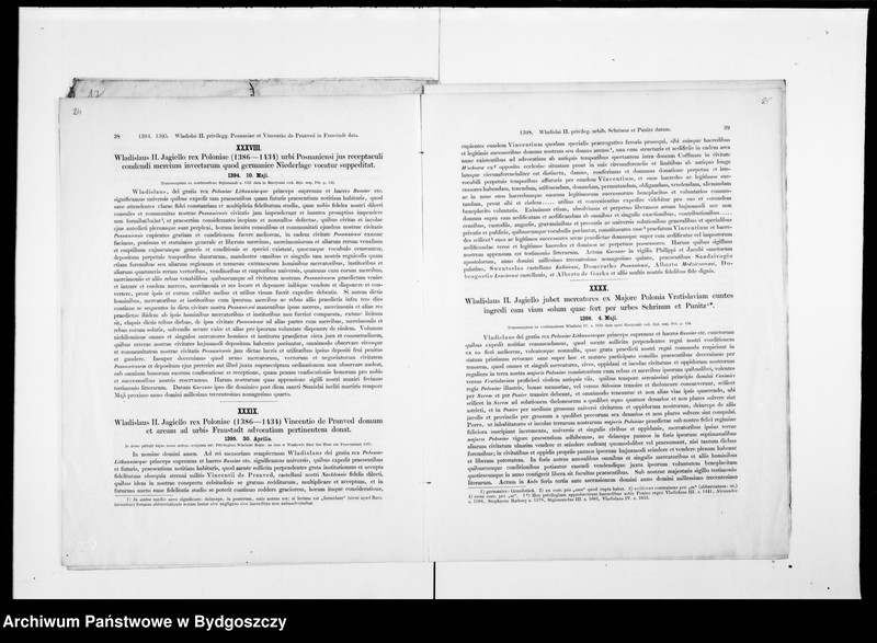 image.from.unit.number "Lateinische Urkunden Posener Städte. Hersg. von Heinrich Wuttke [1310-1425] - Memoriam Friderici Augusti Guilebmi Spotonii professoris olim lipsiensis Oratione de Gordianis Imperatoribus Romanis ab Aemilio Müllero pf. dr A.L.M habende die XXI M. Januarii A. 1861 ... Heinrich Wuttkie Specimen II Codicis Diplomatici Urbium Magni Ducatus Posnaniensie"