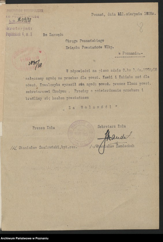 Obraz 13 z jednostki "Koło Śródmieście im. gen. Grudzielskiego w Poznaniu."