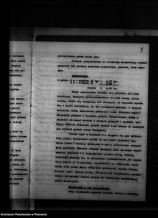 image.from.unit.number "Program urządzenia lasu majątku Zakrzewo powiat szamotulski 1937-1947"