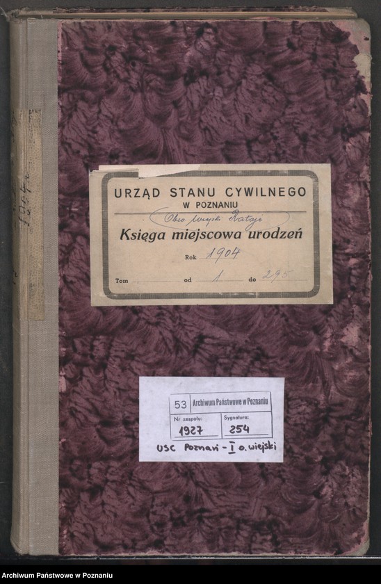Obraz 2 z jednostki "Księga miejscowa urodzeń"