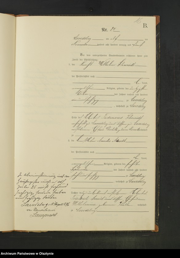 image.from.unit.number "Heiraths-Neben-Register II Nr 17 - 29"