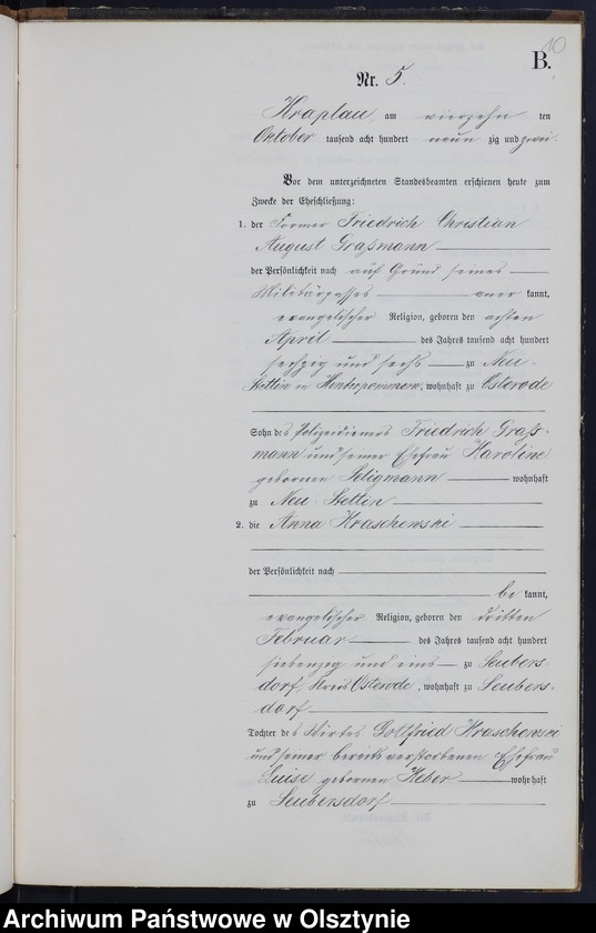 image.from.unit.number "Heiraths-Neben-Register Nr 1 - 18"