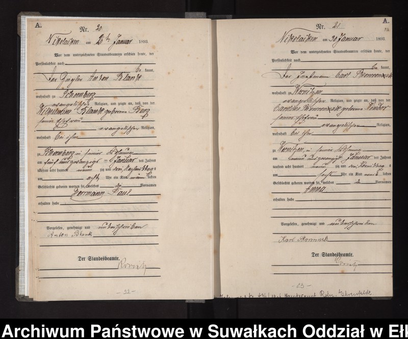 image.from.unit.number "Geburts-Haupt-Register des Königlichen Preussischen Standes-Amtes Nikolaiken Kreis Sensburg"