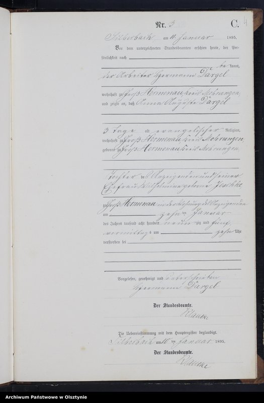 image.from.unit.number "Sterbe-Neben-Register Nr 1 - 45"