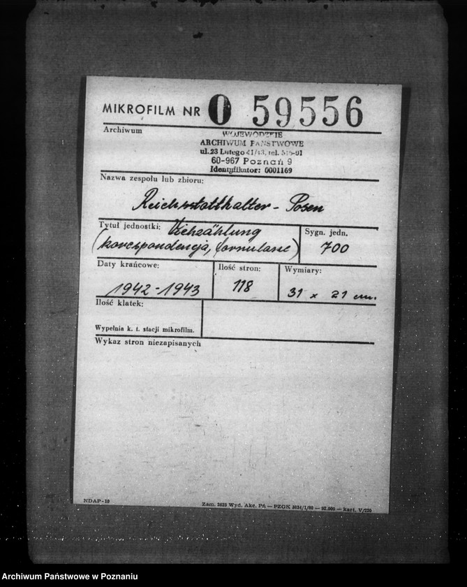 Obraz 2 z jednostki "Viehzählung (korespondencja, formularze)"