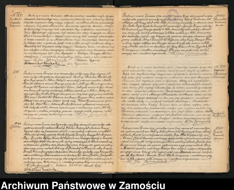 image.from.unit.number "Akta urodzeń, małżeństw, zgonów"