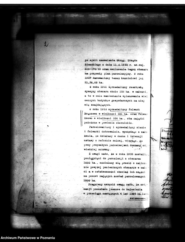 Obraz 6 z jednostki "Majątek Obrzycko powiatu szamotulskiego przymusowy wykup"