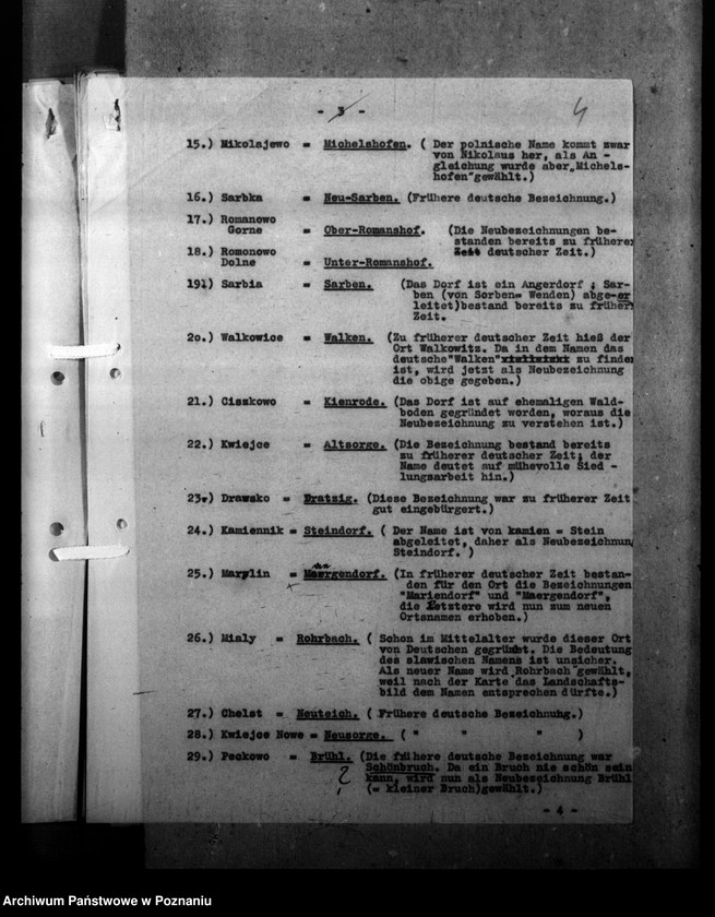 Obraz 8 z jednostki "Ortsnamenänderung - Kreis Scharnikau (Czarnków)"