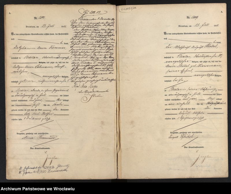 image.from.unit.number "Geburts-Haupt-Register Breslau I 1902 Band 6"