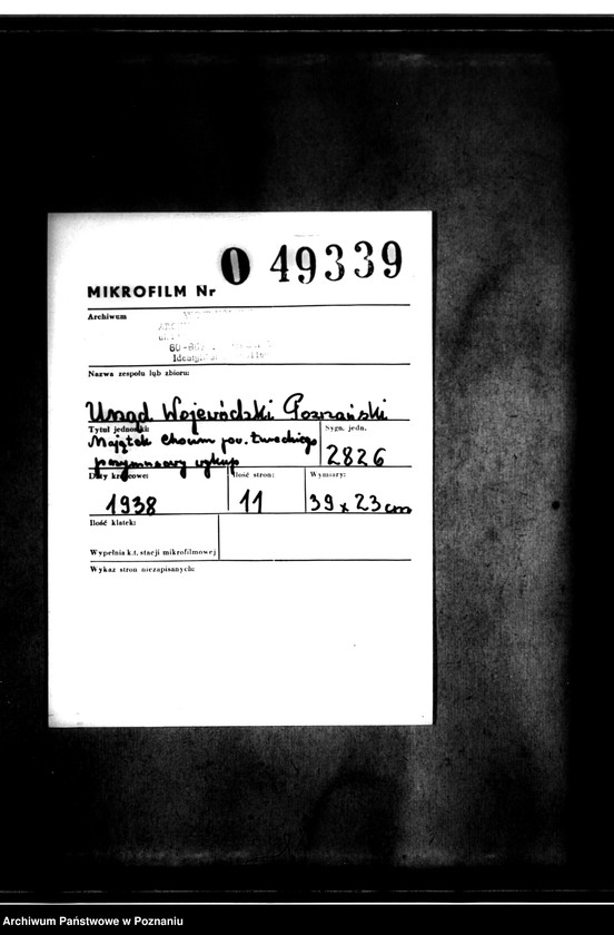 Obraz 2 z jednostki "Majątek Chocim powiatu tureckiego przymusowy wykup"