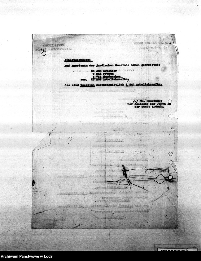 Obraz 6 z jednostki "[Sprawozdania i zestawienia statystyczne: ruch ludności, zatrudnienie, choroby zakaźne, wypadki, kontrole i inne]"