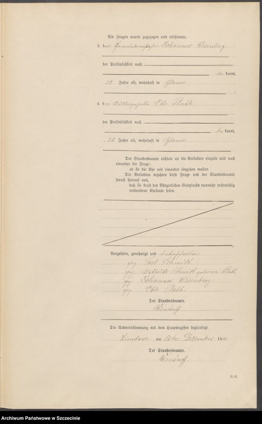 Obraz 19 z jednostki "Heiraths-Register (Neben-Register)"
