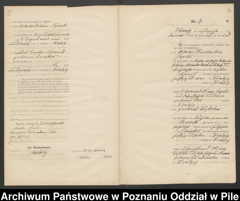 Obraz 6 z jednostki "Księga małżeństw"