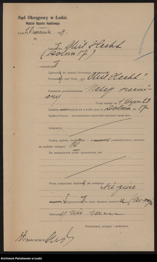 image.from.unit.number "Chil Hecht – sklep rzeźniczy"