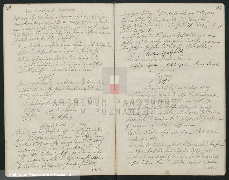 image.from.unit.number "Protokolarz Komisji Egzaminacyjnej cechu kowalskiego w Lesznie"