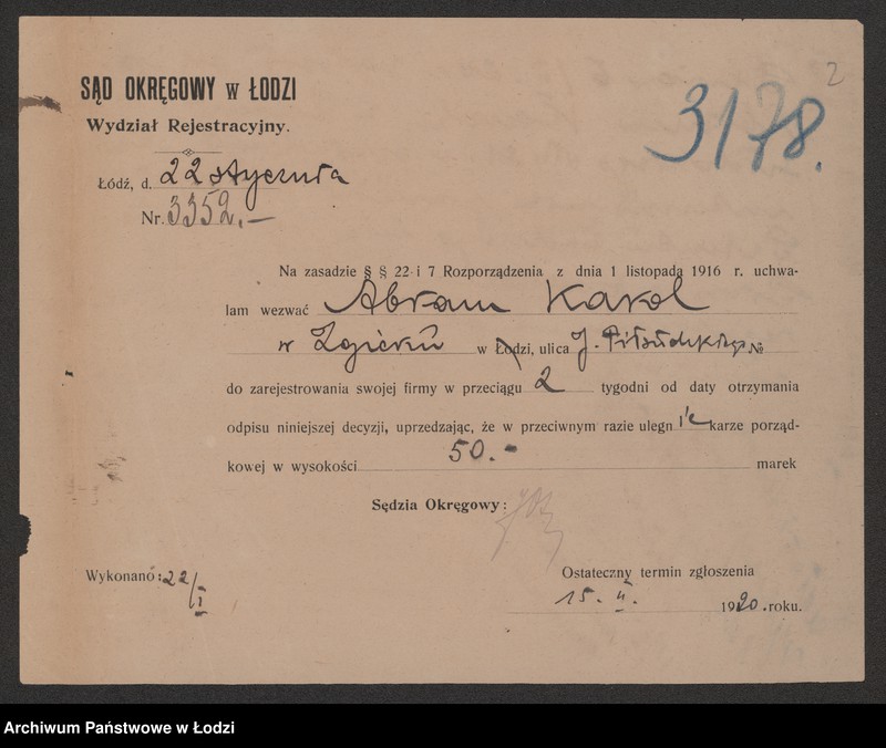 Obraz 4 z jednostki "Karol Adam- prowadzenie tkalni zarobkowej"