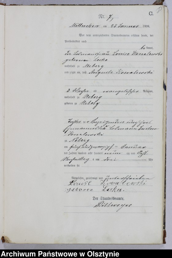 image.from.unit.number "Sterbe-Haupt-Register Nr 1 - 77 i 1 - 76"