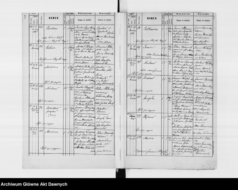 image.from.unit.number "Parafia: Strusów. Dekanat: Trembowla. Księga metrykalna urodzeń, ślubów i zgonów dla wsi: Strusów, Bernadówka, Darachów*, Nałuże, Nowy Tyczyn (Neutitchein), Ruzdwiany, Tiutków*, Warwaryńce, Zazdrość."