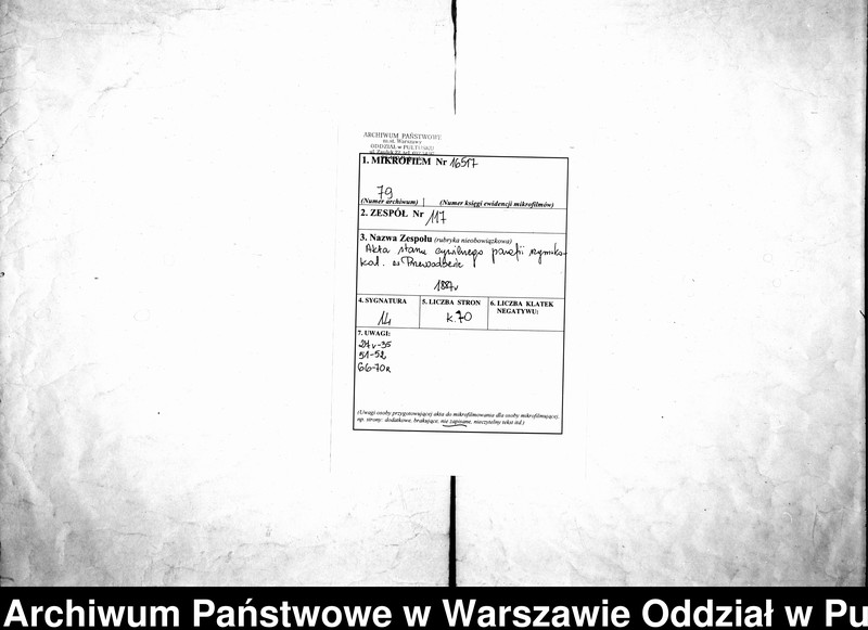 image.from.unit.number "Akta urodzeń, małżeństw i zgonów"