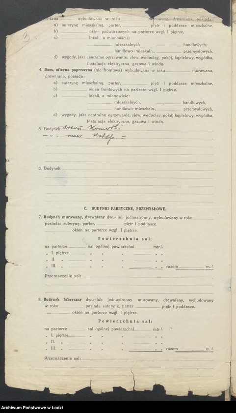 image.from.unit.number "Księga inwentarzowa nieruchomości m. Łodzi ul. Marysińska"