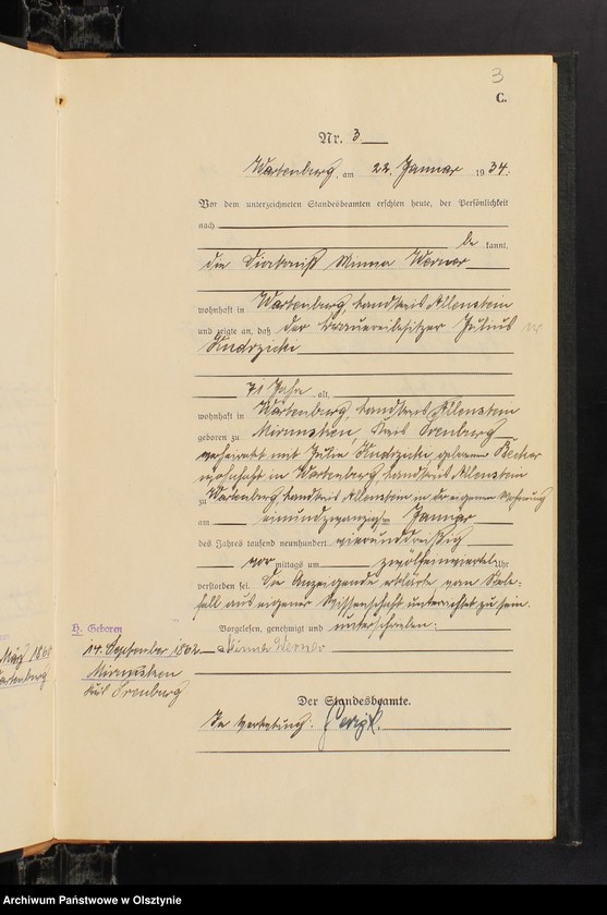 image.from.unit.number "Sterbe-Haupt-Register Nr 1 - 98"