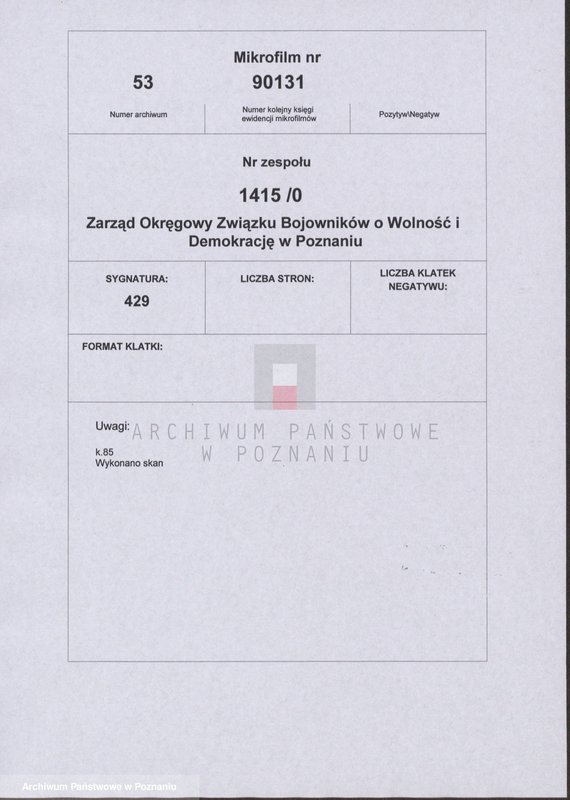 Obraz 2 z jednostki "Życiorysy powstańców wielkopolskich: K - tom Vl /Klupś Józef - Kołodziej Antoni/."