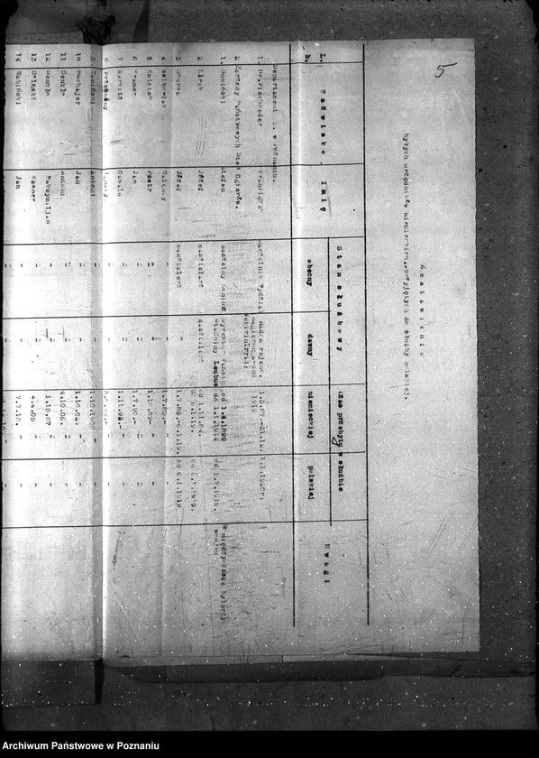 Obraz 11 z jednostki "Sprawy osobowe - ogólne Byli urzędnicy niemieccy - personalne"