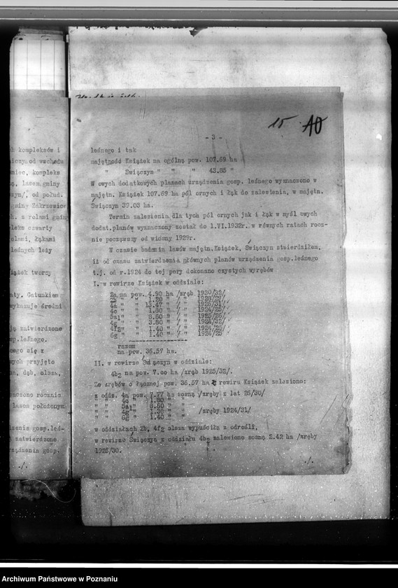 image.from.unit.number "Nadzór nad gospodarką w lasach majętności Święczyn powiat śremski"