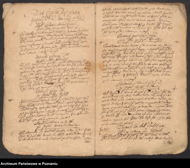 Obraz 7 z jednostki "Acta consularia civitatis Posnaniae."