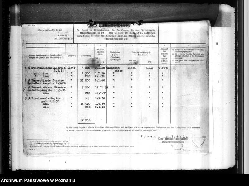 Obraz 5 z jednostki "Wertpapiere. Vermögen der Gemeinden. Liquidation der polnischen Sparkassen. Vorkriegsforderungen der Danziger Werft an die Gemeinden"