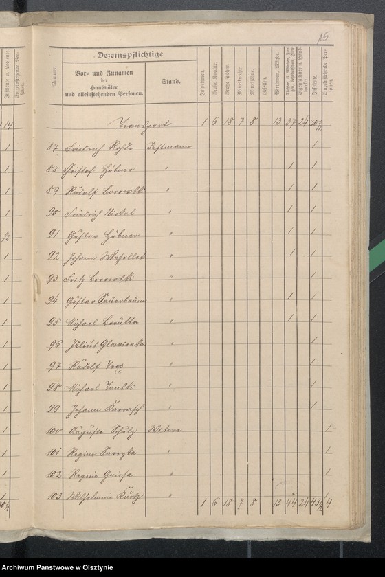 image.from.unit.number "Nachweisungen der Kirchendecems aus dem Kirchspiel Seehesten"
