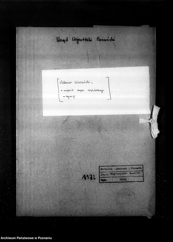 Obraz 3 z jednostki "/Walerian Wasiński, urzędnik Urzędu Wojewódzkiego życiorys/"