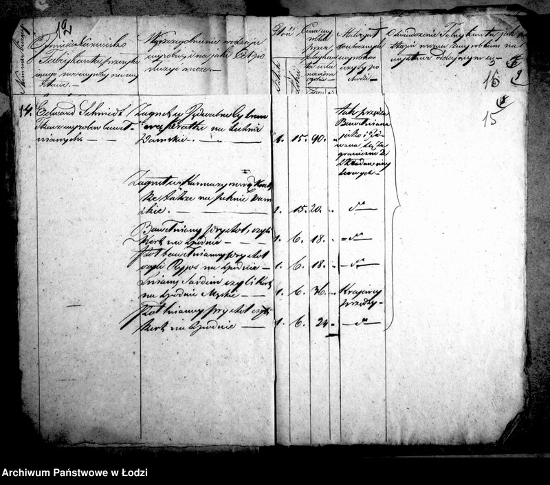 Obraz 13 z jednostki "Akta tyczące się przesyłania wyrobów na wystawę publiczną"