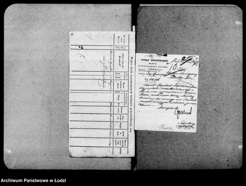 Obraz 20 z jednostki "Akta tyczące się przesiedlenia"