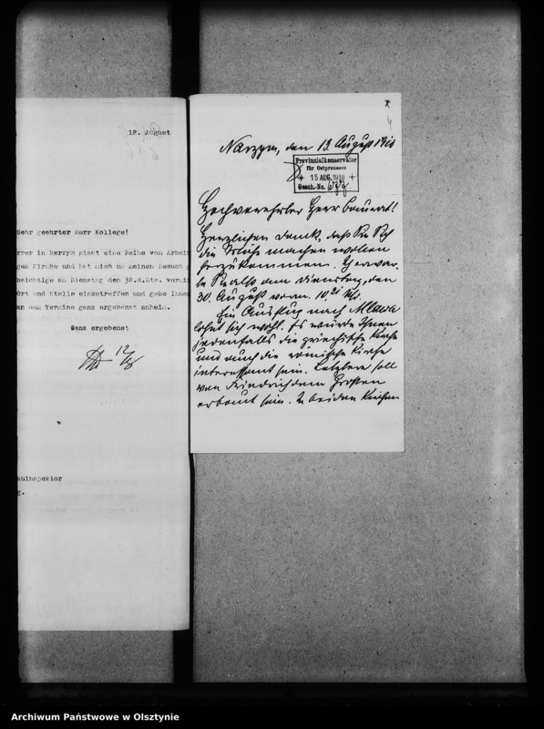image.from.unit.number "Narzym / Wildenau / , evangelische Kirche"