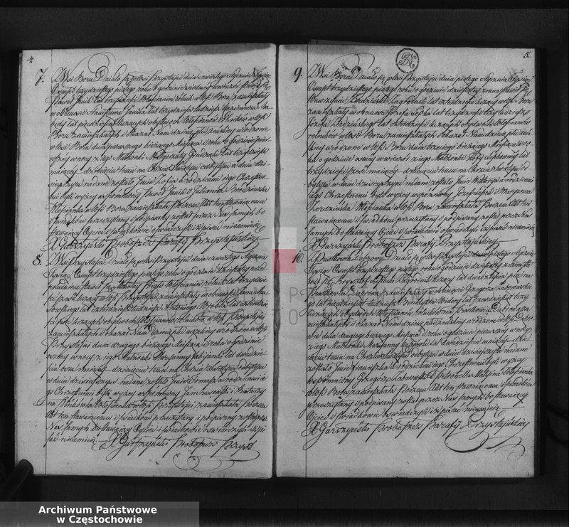 image.from.unit.number "Księga duplikat [akt] urodzonych, zaślubionych i zmarłych Parafii Przystajń z roku 1835"