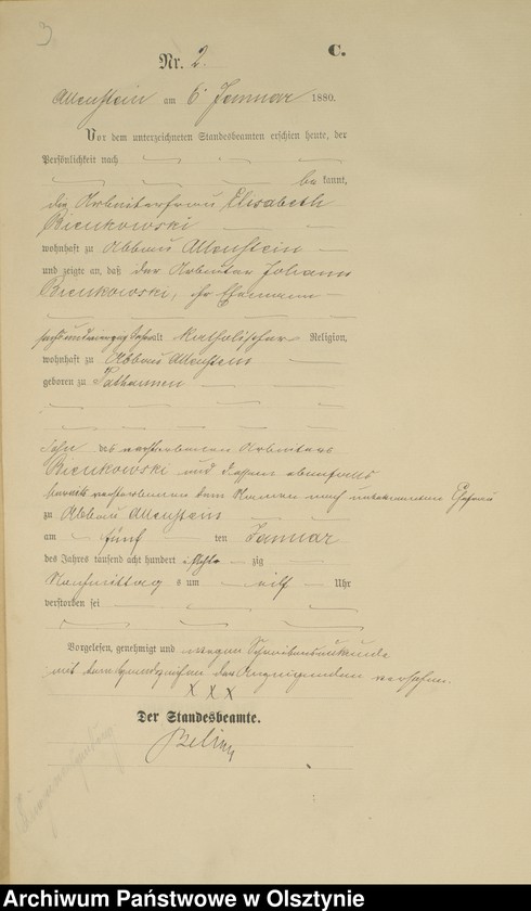 image.from.unit.number "Sterbe-Haupt-Register Nr 1 - 240"