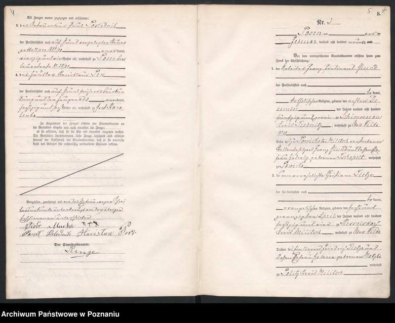 Obraz 5 z jednostki "Księga małżeństw"