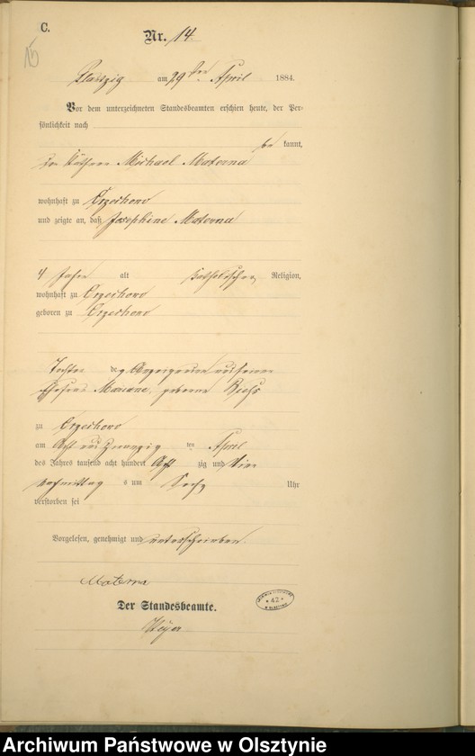 image.from.unit.number "Sterbe-Haupt-Register Nr 1 - 37"