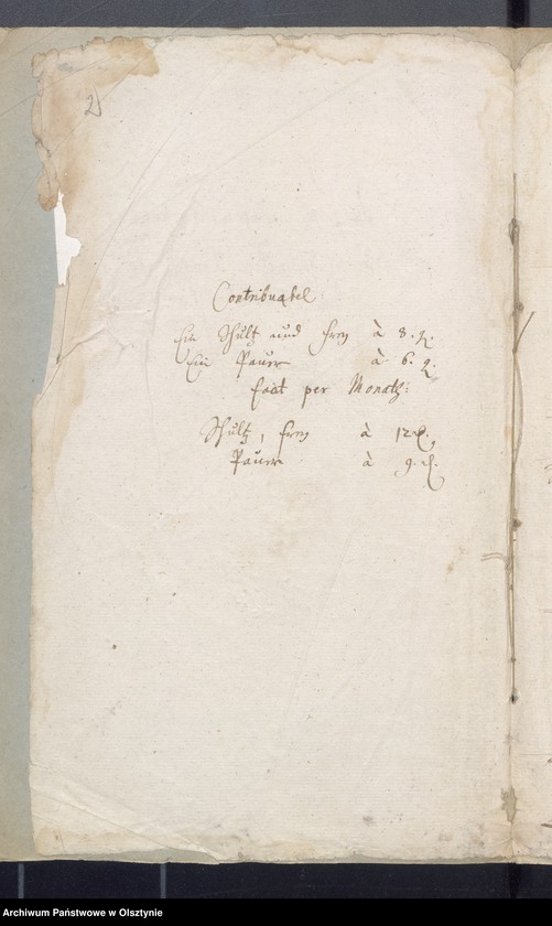 image.from.unit.number "Armen Cassen Rechnung des Widminnschen Kirchspiels"