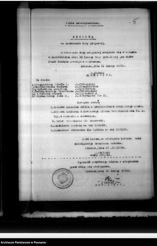 Obraz 11 z jednostki "Budżety i sprawy rachunkowe miasta Mikstatu"