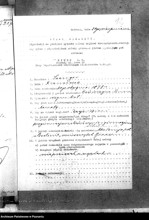 Obraz 16 z jednostki "Pow. lekarz Weterynaryjny Gniezno"