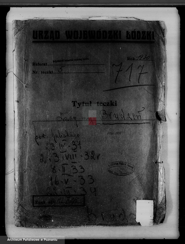 Obraz 4 z jednostki "Lasy majątku Brudzew w powiecie kaliskim"