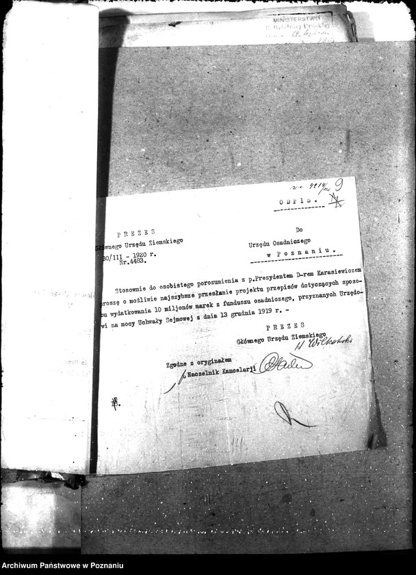 Obraz 13 z jednostki "Urząd osadniczy"