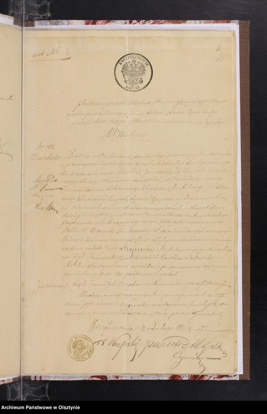 image.from.unit.number "Annexa z Parafij Janowiec składające się z kart czterdziestu za rok 1868"