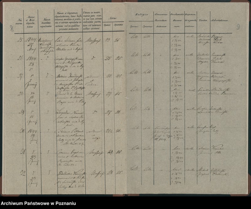 Obraz 7 z jednostki "Księga małżeństw"