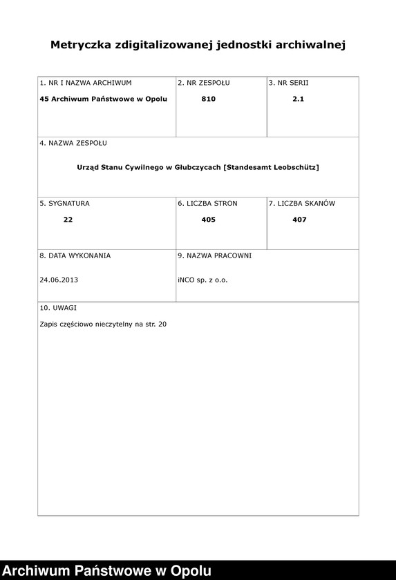 image.from.unit.number "[Urząd Stanu Cywilnego w Głubczycach. Ksiega urodzeń za rok 1889]"
