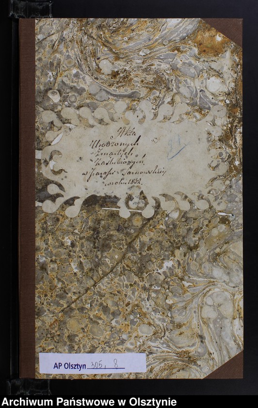 image.from.unit.number "Akta Urodzonych Zmarłych Zaślubionych w parafii Sarnowskiey w roku 1832"