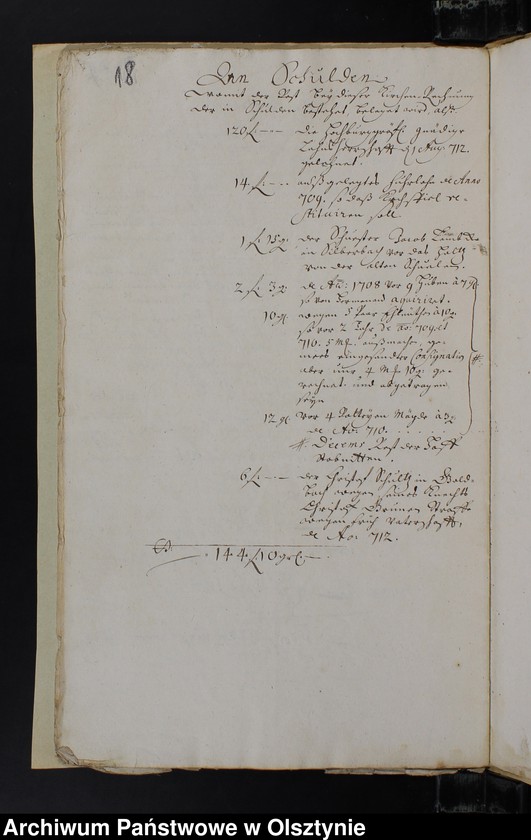 image.from.unit.number "Jahr Rechnung der Silberbachschen Kirchen"